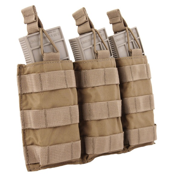 TAG MOLLE Shingle 3-Mag Pouch (Coyote Brown) - Picture 4 of 4